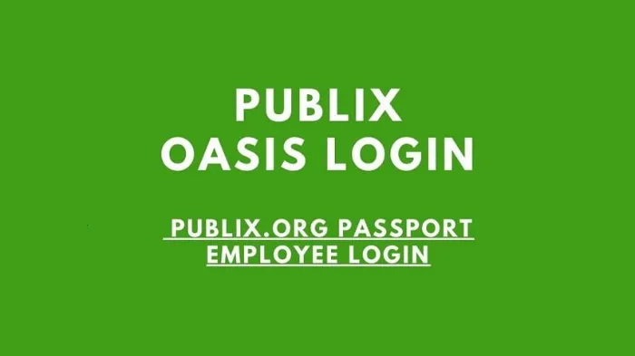 publix oasis login process